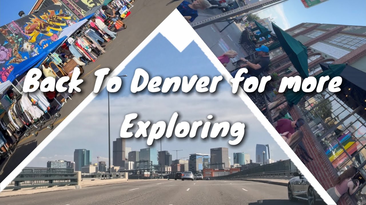 Denver Exploring RINO DISTRICT food then heading home 