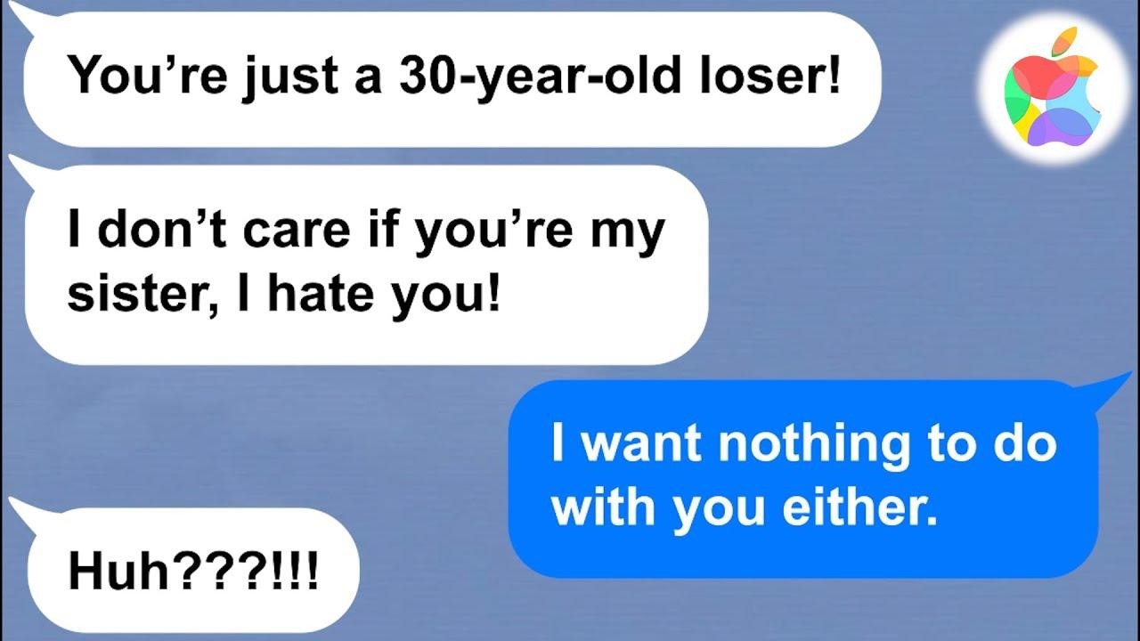 【Apple】My sister crossed the line by acting all deserving  But watch me teach her a lesson!