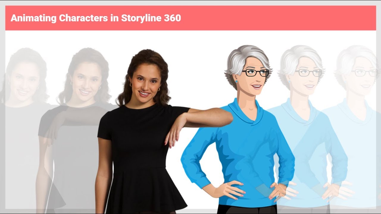 2 способа анимировать персонажей для электронного обучения в Articulate Storyline 360 ​​(бесплатн...