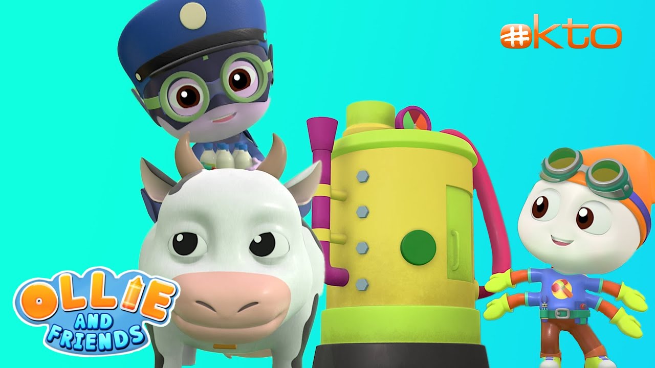 Ollie and Friends Stories 📖  | Where Does Milk Come From? 🐄 | @mediacorpokto