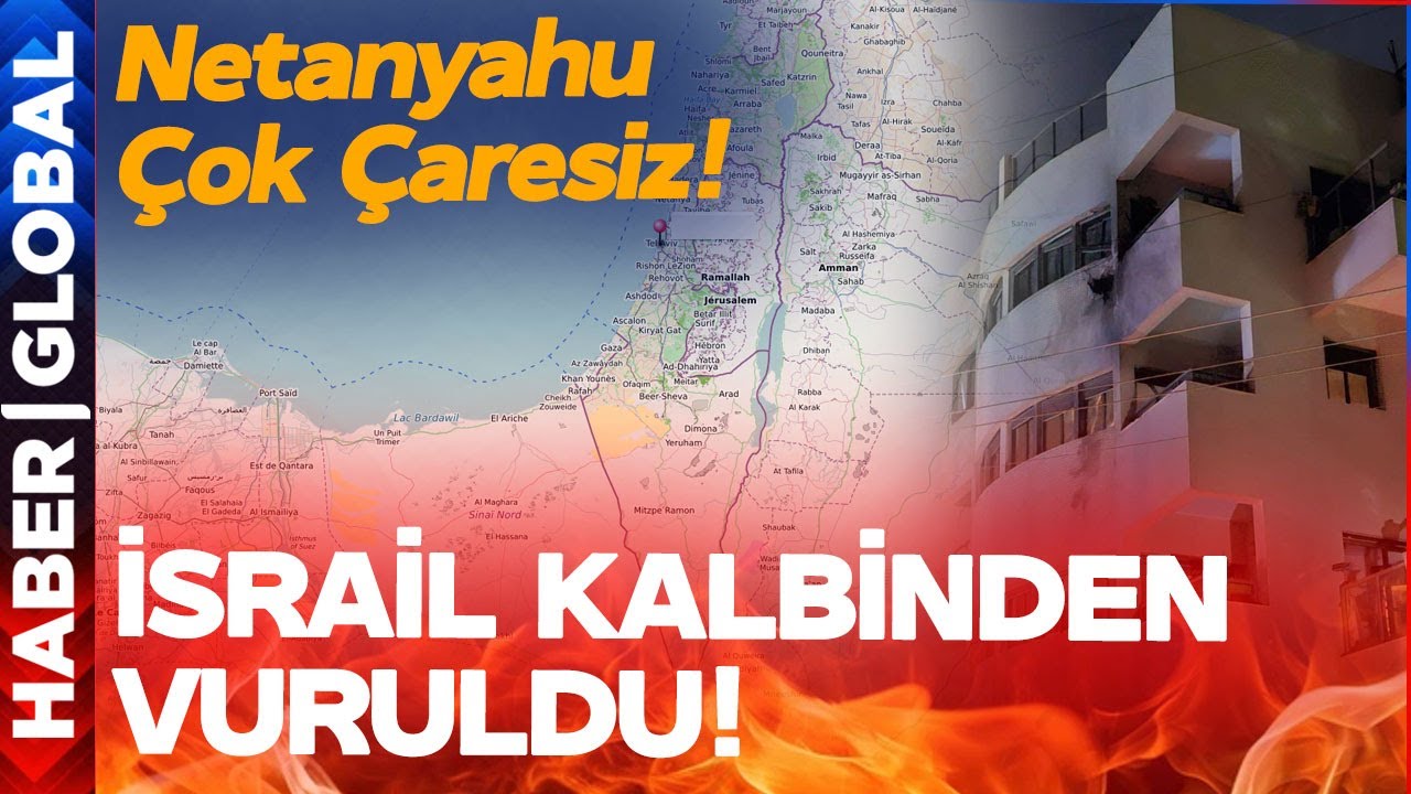 İsrail'in Kalbine Kritik Saldırı! Tel Aviv Alev Alev!