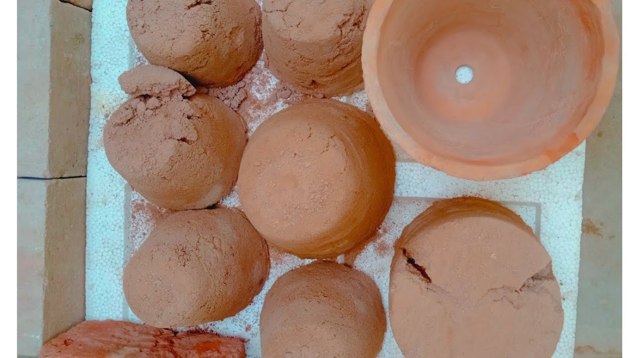  Clay pot Pure sand cement chalk mixer textures crumble mazedar crunchy sound relaxing 😌 subscribe 