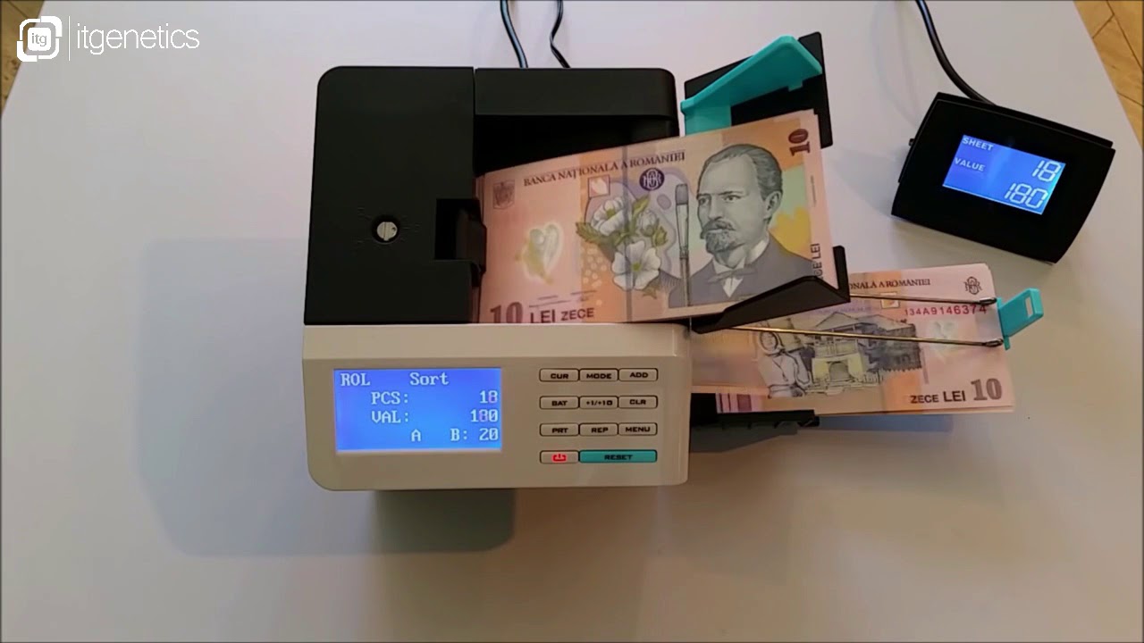 Masina de numarat si verificat bancnote NB900 - prezentare generala
