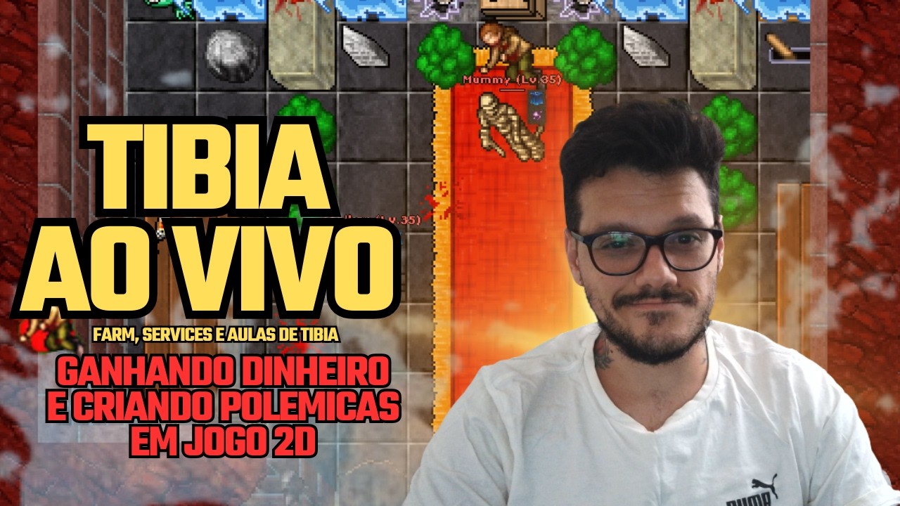 Tibia - Ek Quase 1000, Ek 100,  Monk 725, 275 e RP FIBRADO  - Vivendo de Tibia e com Tdah