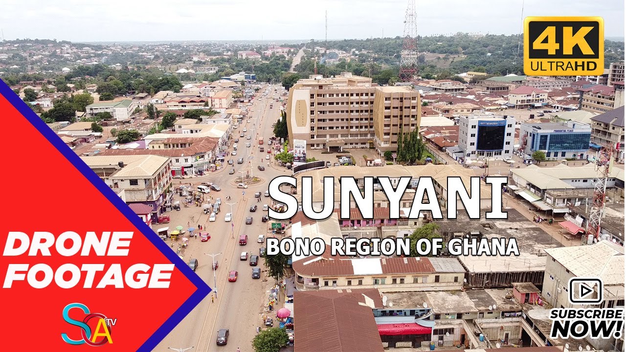 DRONE FOOTAGE - SUNYANI  PT 3 (4K)