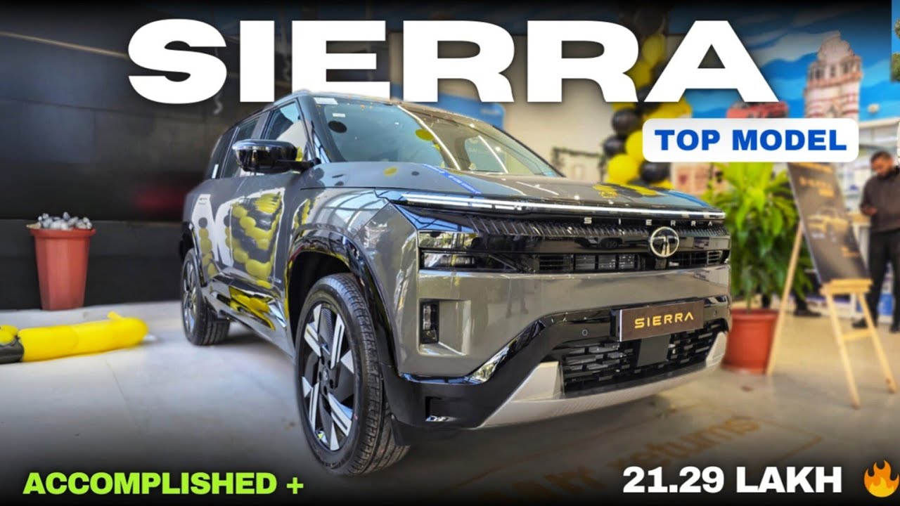 2026 New Tata Sierra Accomplished + | Top Model | Diesel Automatic | Detailed Walk-Around beCARladka