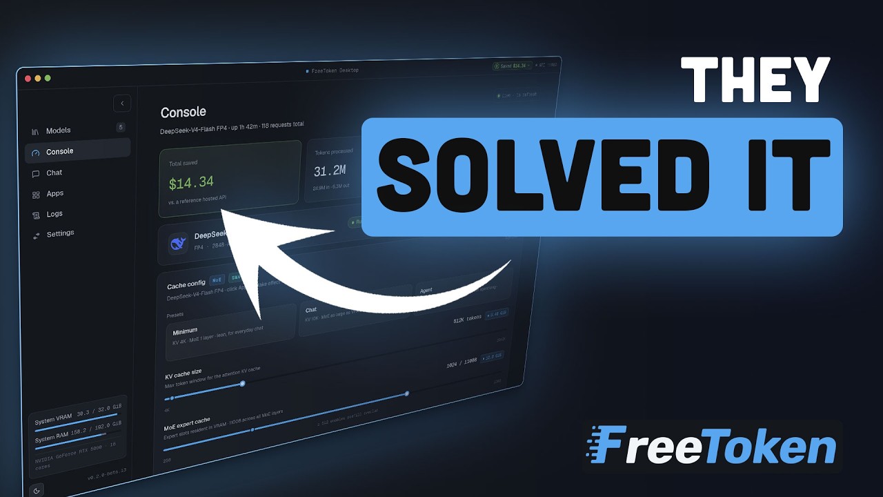How They Fixed AI's Biggest Local Hardware Problem (with FreeToken)