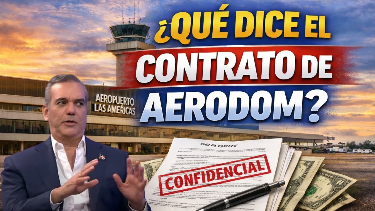 ¿Qué dice el contrato de AERODOM?