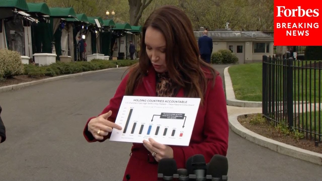 JUST IN: Sec. Brooke Rollins Grilled By Reporters On President Trump's Tariffs: 'I Have A Chart...'
