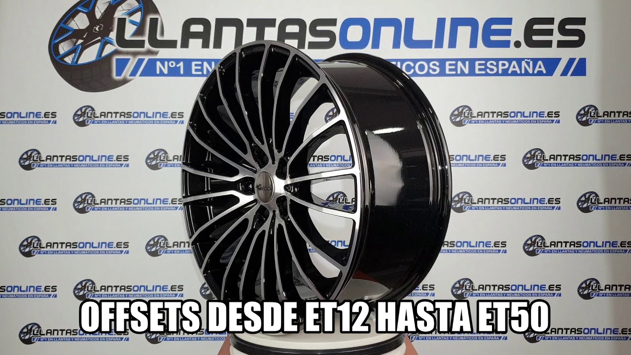 LLANTAS BROCK B24 NEGRO-PULIDO LLANTASONLINE.ES