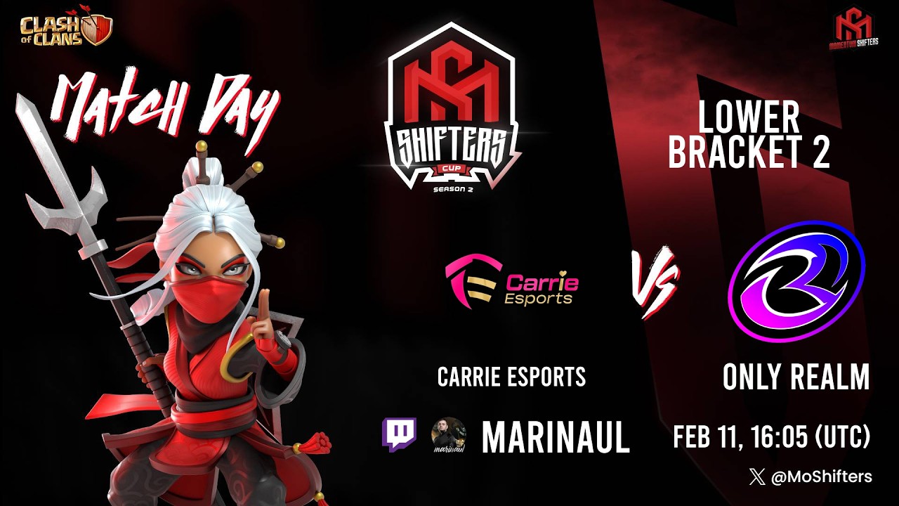 CARRIE ESPORTS VS ONLY REALM PELO SHIFTERS CUP