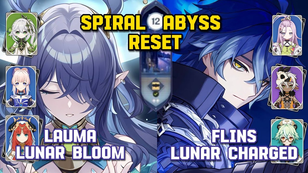 New Spiral abyss 6.0 | C0R0 Lauma Bloom & C1R1 Flins Hypercarry | Genshin impact 