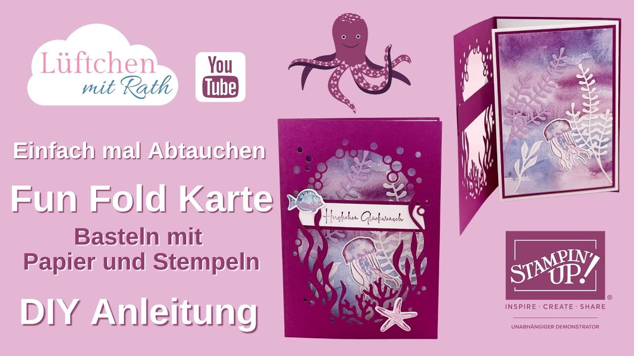 Einfach mal Abtauchen - Fun Fold Karte | Stampin Up