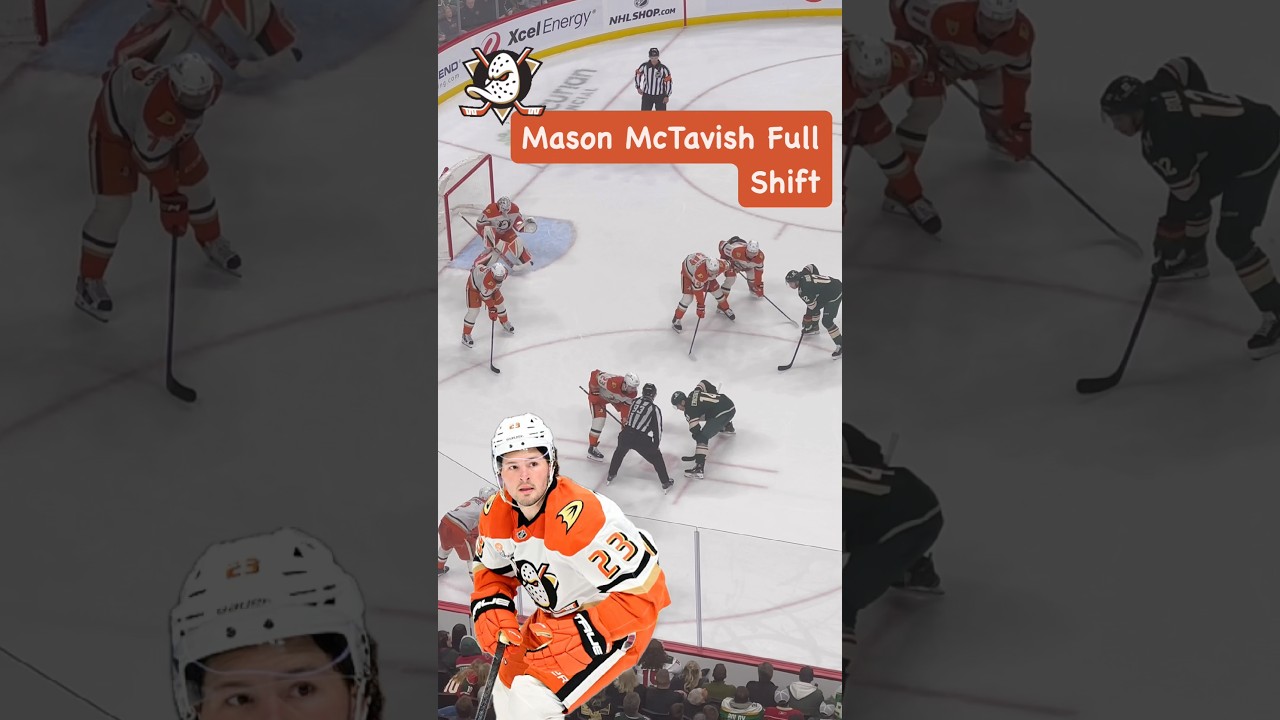 Is Mason McTavish the next captain of the Anaheim ducks? #ducks #anaheimducks #nhl