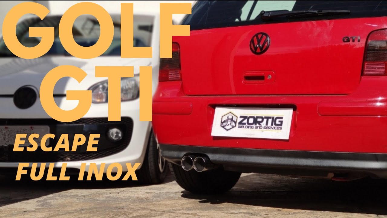 PRIMEIRO VIDEO DO ANO, GOLF GTI MK4 ESCAPE FULL INOX