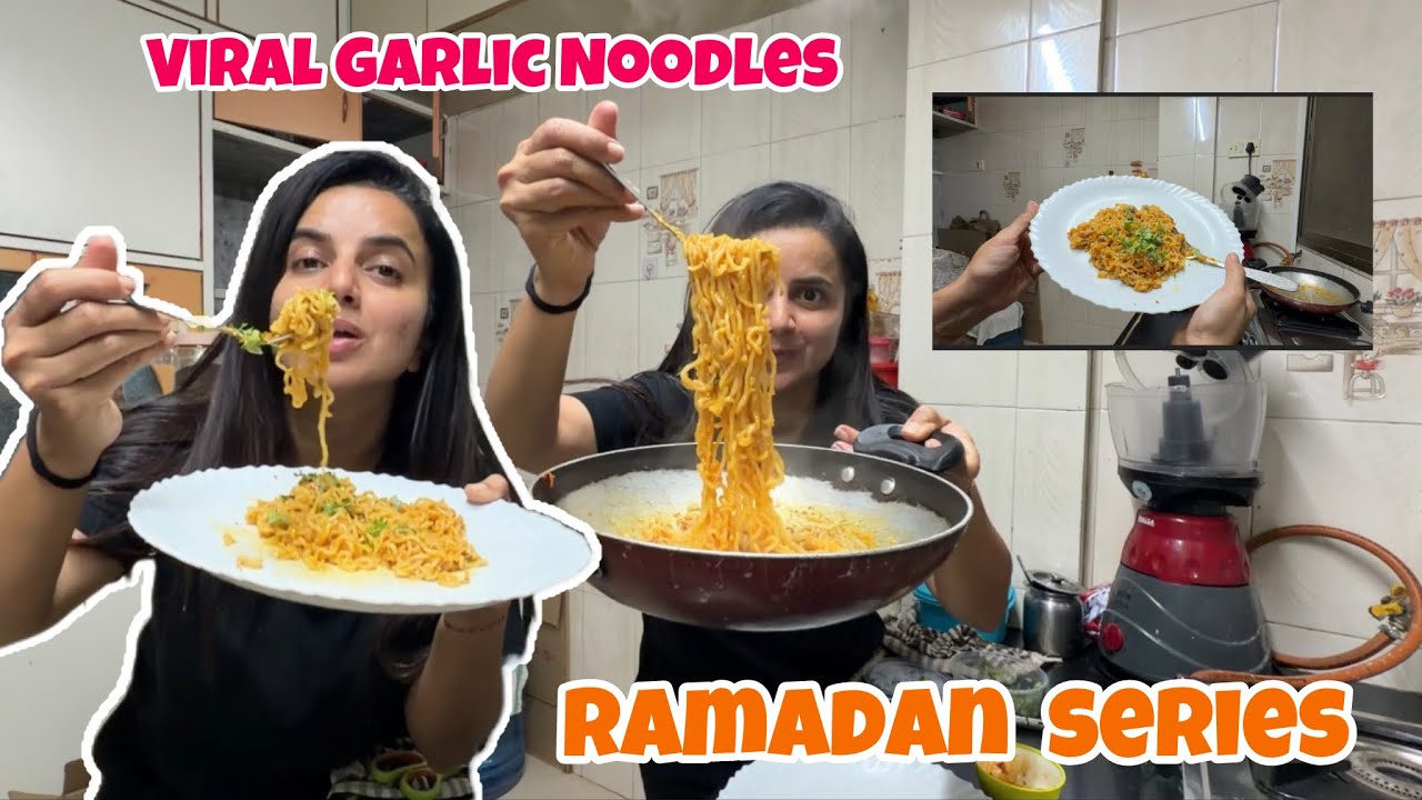 Viral Garlic Noodles for Ramadan #ramadan #food #family #familyfun 