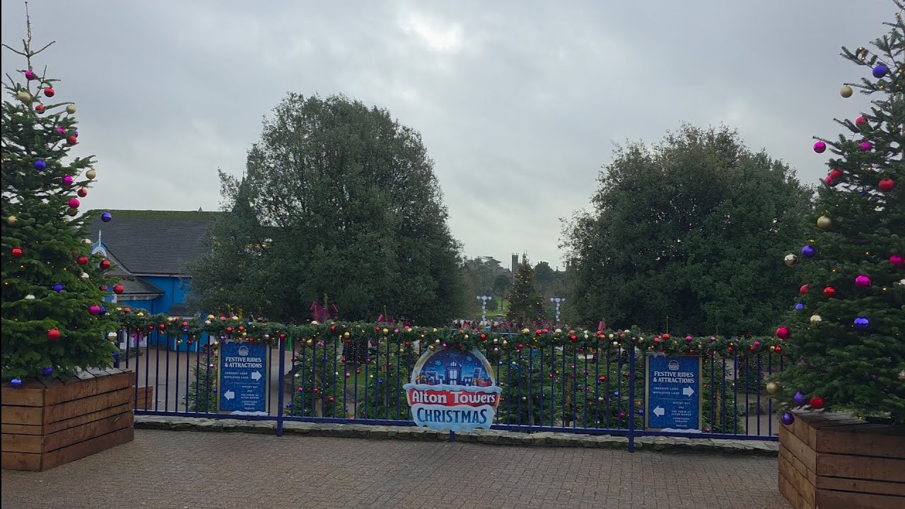 Our visit to alton towers Christmas 🎄 2025 