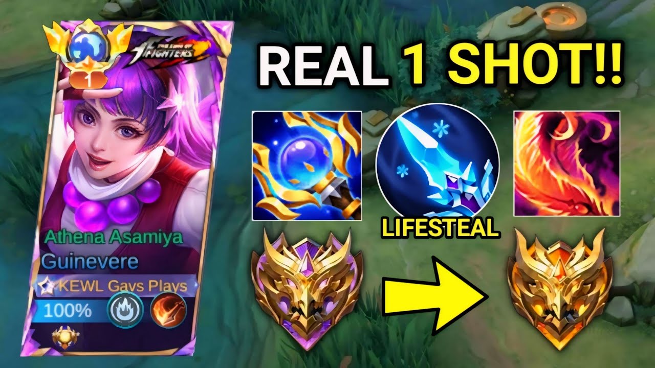 GUINEVERE REAL ONE SHOT BUILD 2024 INSTANT DELETE!! ( Guinevere best build 2024 )