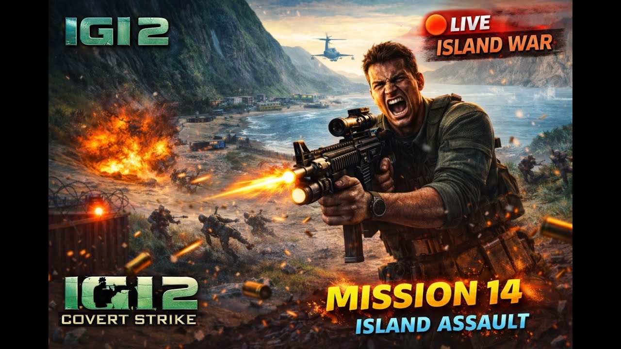🔴 IGI 2 Mission 14 – NO STEALTH AIRPORT APOCALYPSE! Total Wipeout LIVE 🔥