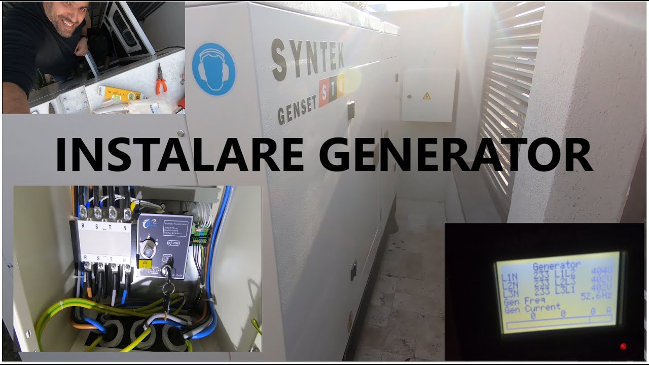 Instalare generator de curent electric - pregatiti pentru BLACKOUT :-)