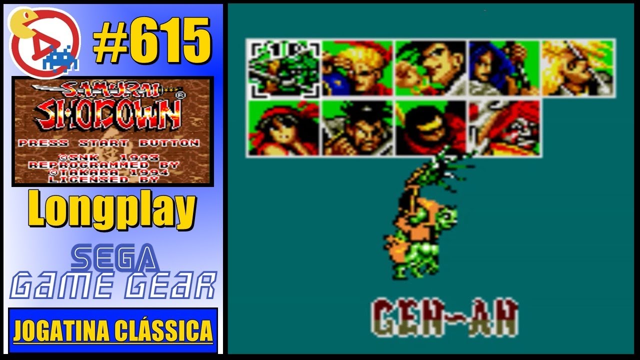Game Gear Longplay Samurai Shodown
