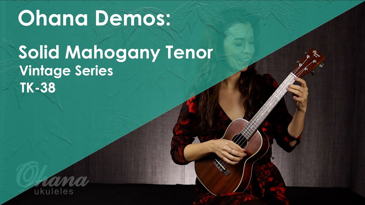Ohana Demos: The TK-38 All Solid Mahogany  ft. Bernadette Plazola