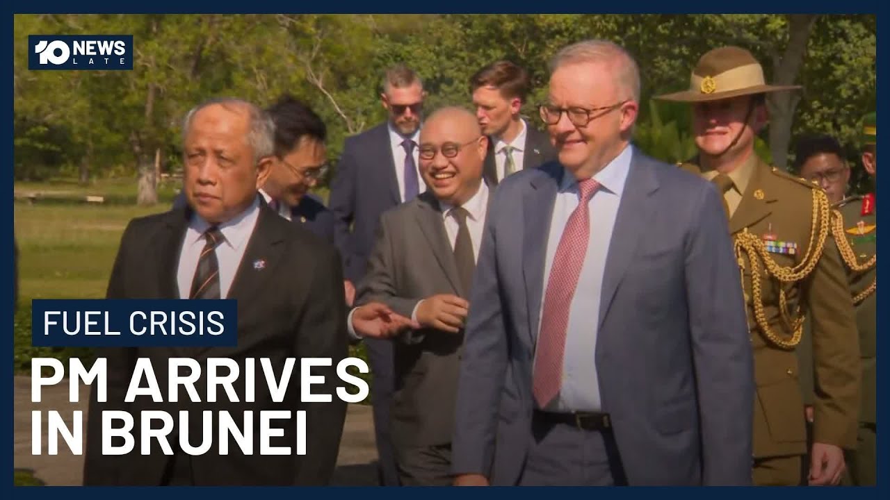 Энтони Албанезе прибыл в Бруней вместе с Пенни Вонг | 10 News