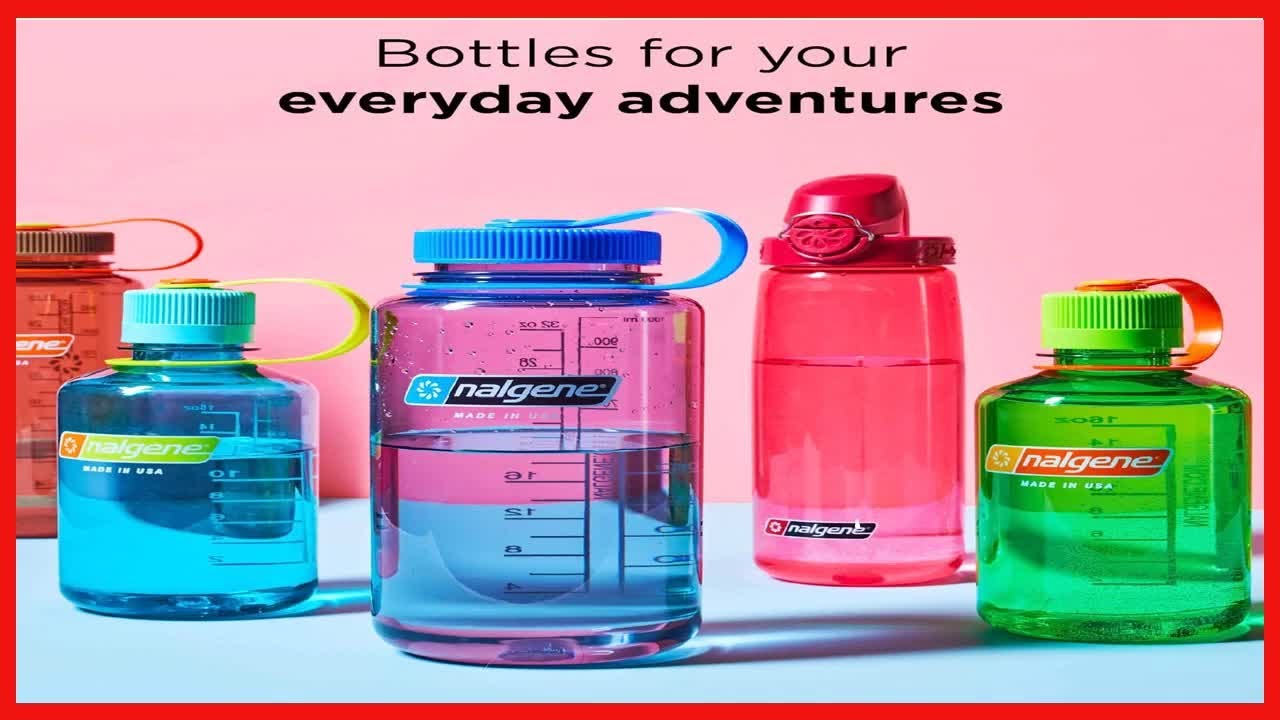 Nalgene Sustain Tritan BPA-Free Water Bottle Made with Material Derived from 50% Plastic Waste