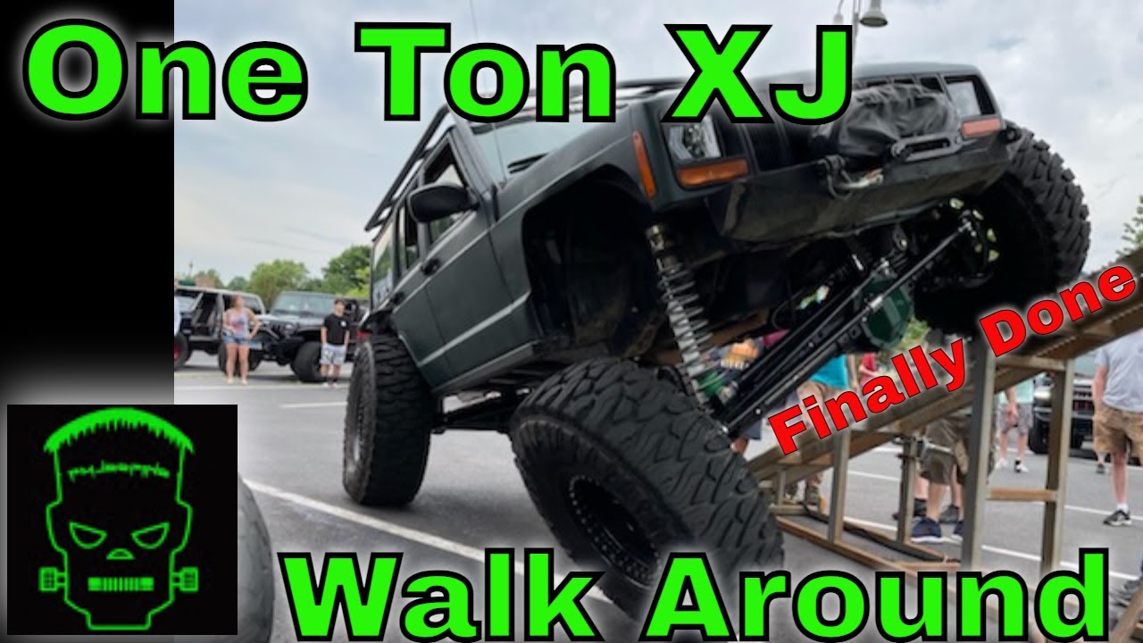 Экскурсия по XJ с заменой оси на одну тонну.