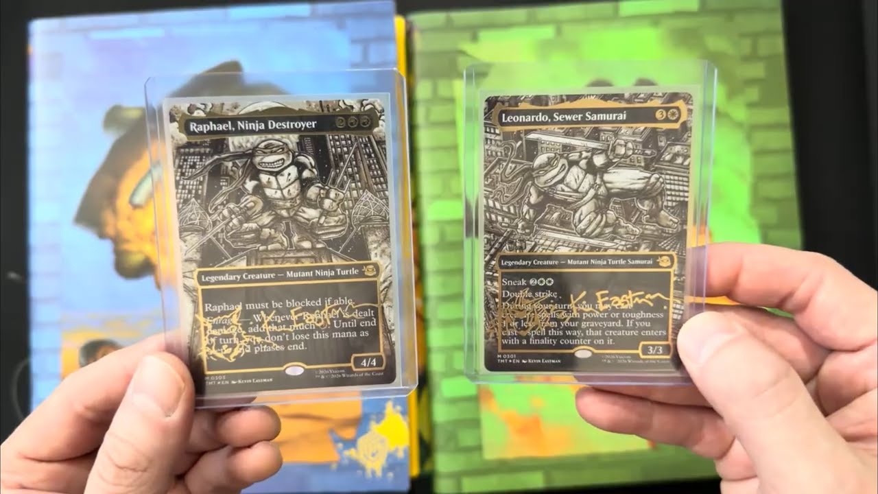 Обновление коллекции MTG TMNT + хедлайнер Gold Signature + открытие секретного логова!!
