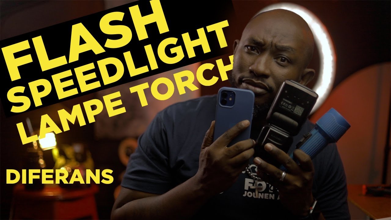 FLASH VS SPEEDLIGHT VS LAMPE TORCHE : KI DIFERANS?
