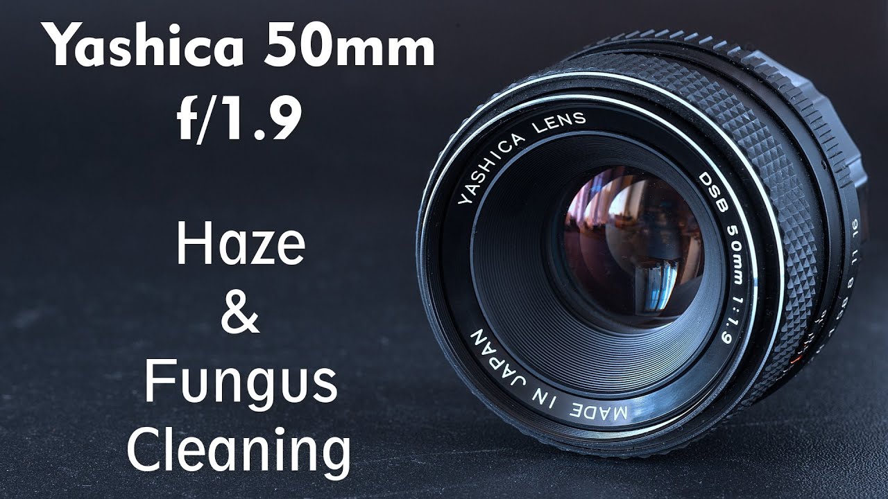 Yashica 50mm f/1.9 : Fungus and haze cleaning