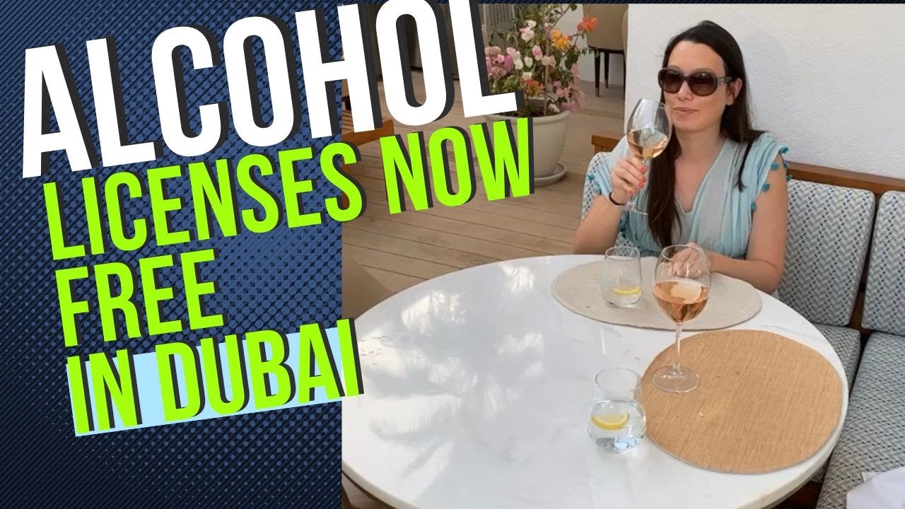 Alcohol licenses now free in Dubai!