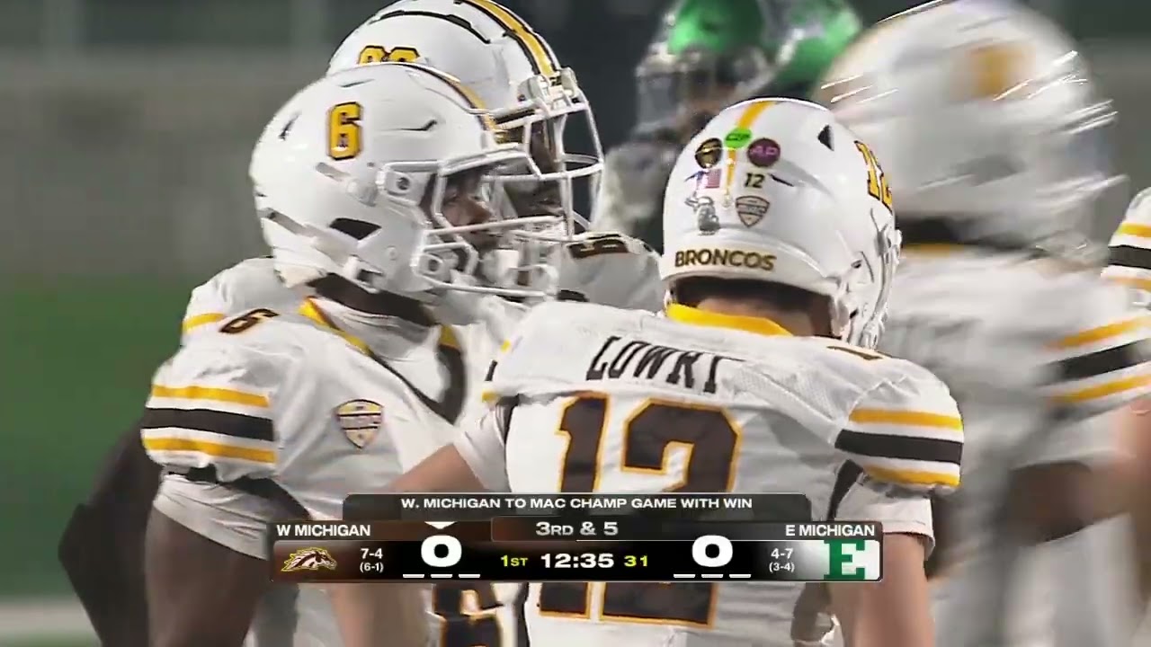 Western Michigan vs Eastern Michigan Full Game | November 25, 2025 | NCAA Football 2025 Replay
