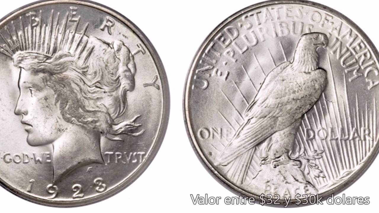 Top7: Los PEACE DOLLARS mas VALIOSOS de USA