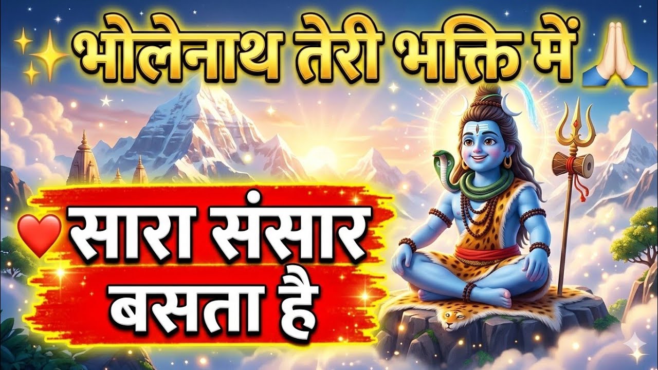 Bholenath Teri Bhakti Mein Sara Sansaar Basta Hai | Shiv Bhajan 2026 | Har Har Mahadev 
