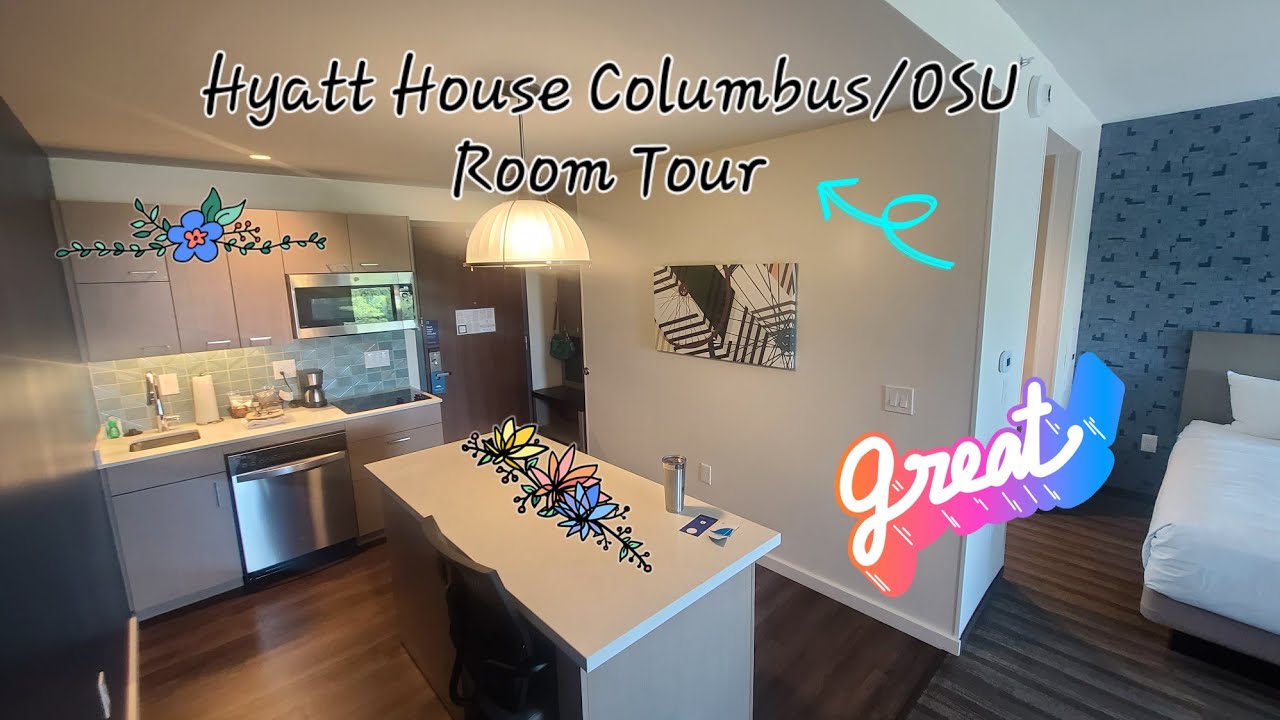 Hyatt House Columbus/OSU room tour