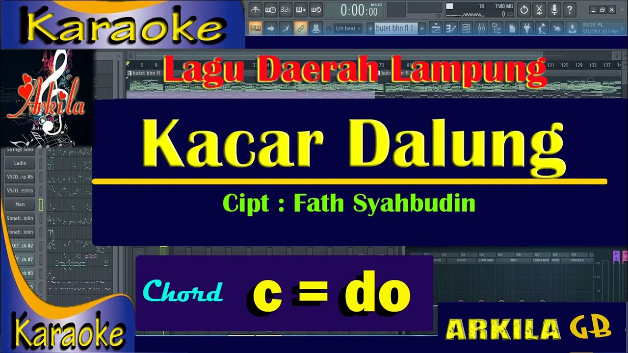 Kacar Dalung Karaoke | Lagu Lampung