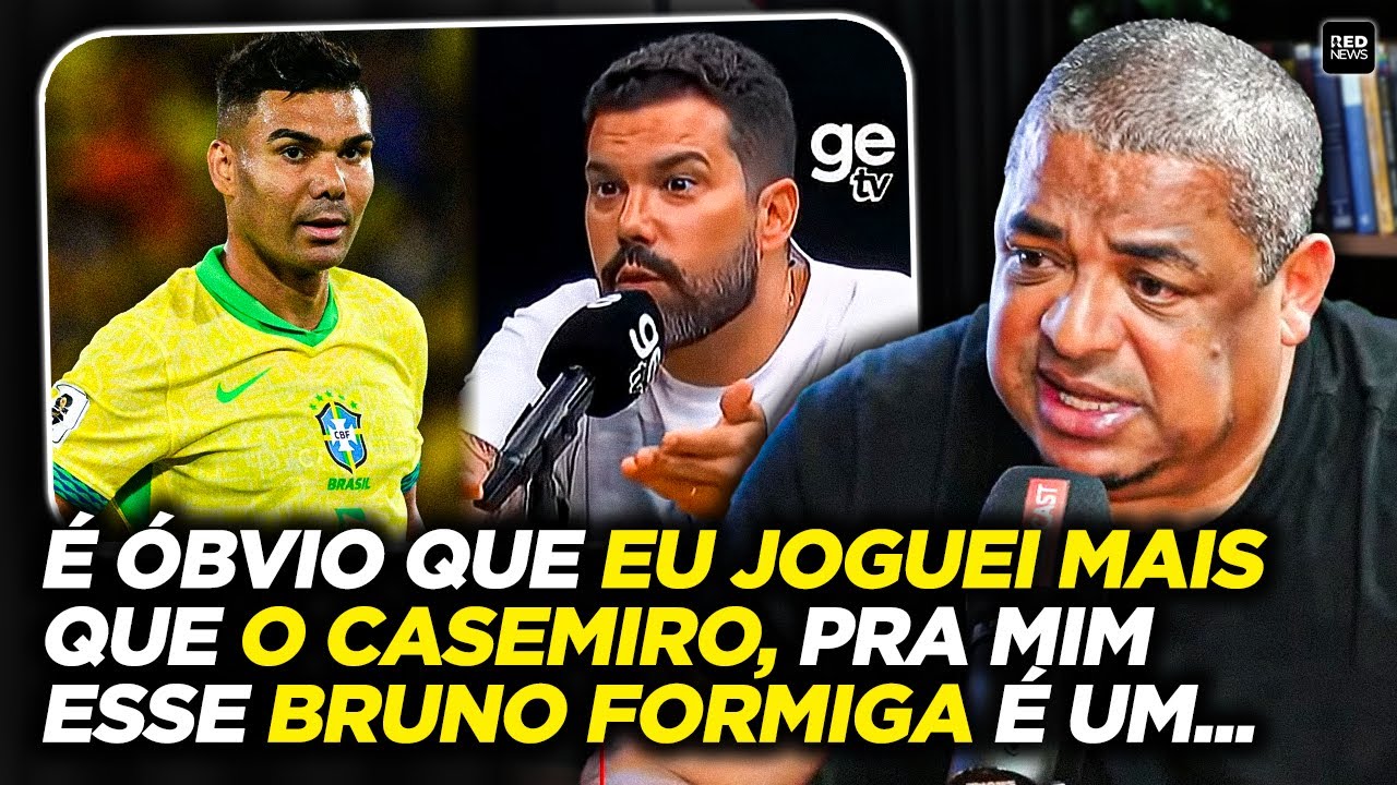 VAMPETA MANDA A REAL PARA BRUNO FORMIGA SOBRE QUEM JOGOU MAIS: ELE ou CASEMIRO