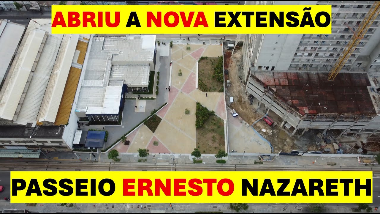 ABRIU A NOVA EXTENSÃO DO PASSEIO ERNESTO NAZARETH