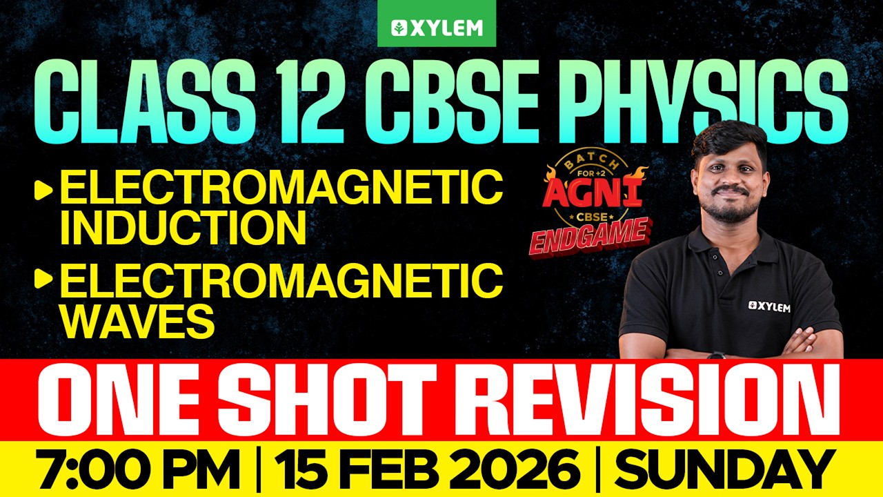 Class 12 CBSE Physics | Electromagnetic Induction / Electromagnetic Waves | 12 CBSE