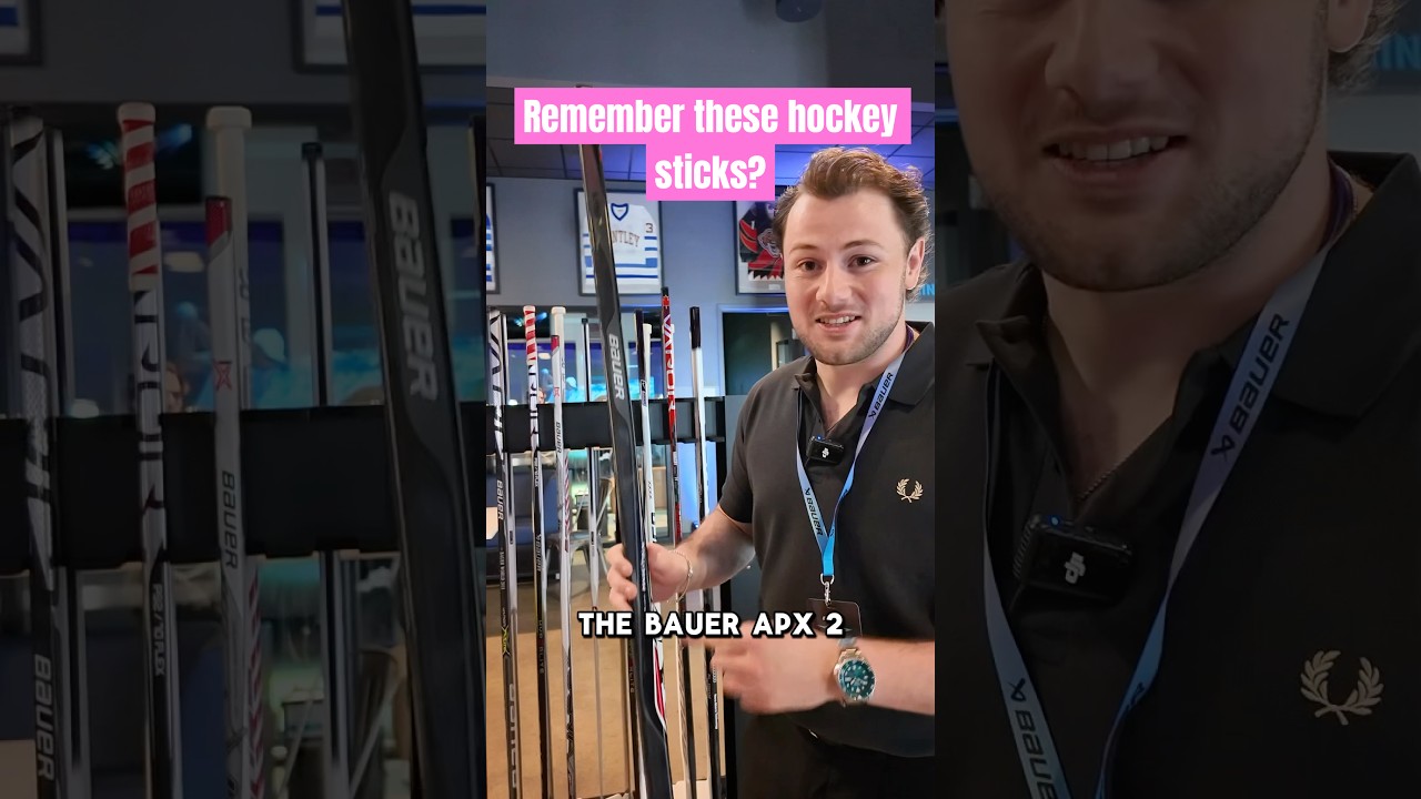 Reviewing classic Bauer hockey sticks
