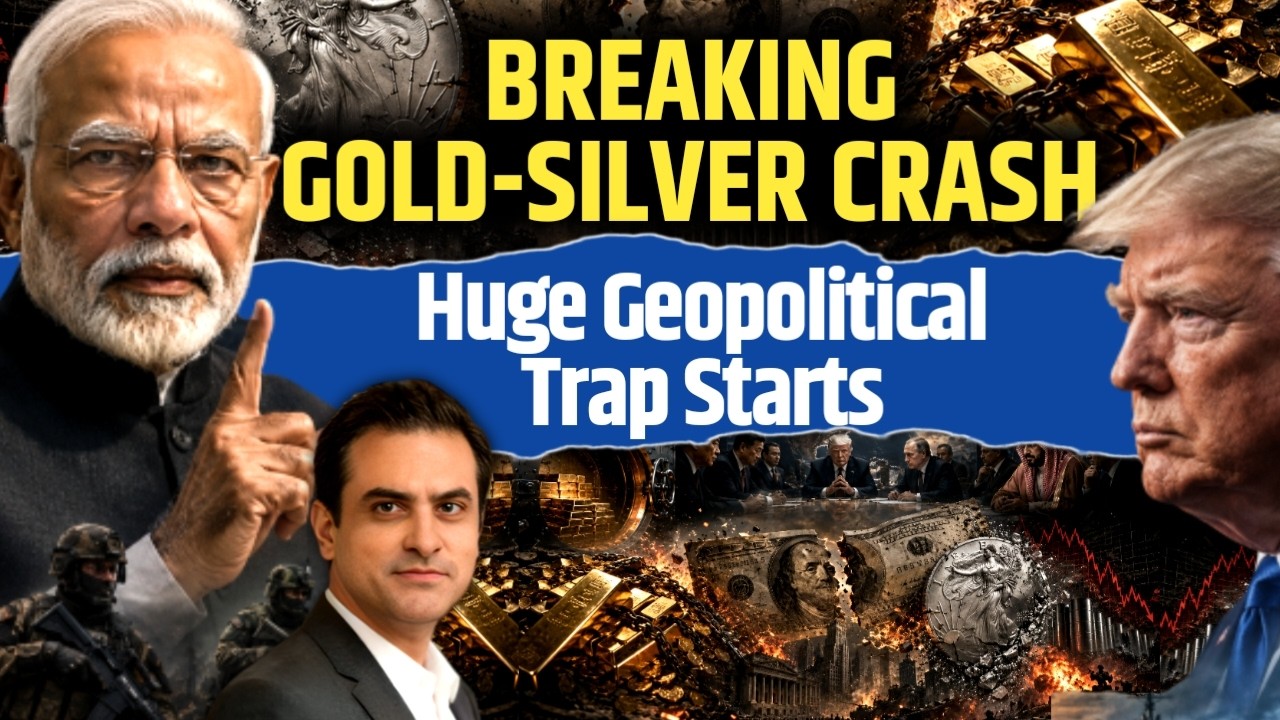 Breaking- GOLD-Silver Crash, Huge Geopolitical Trap Starts | CWSJ-3474 | Sumeet Jain