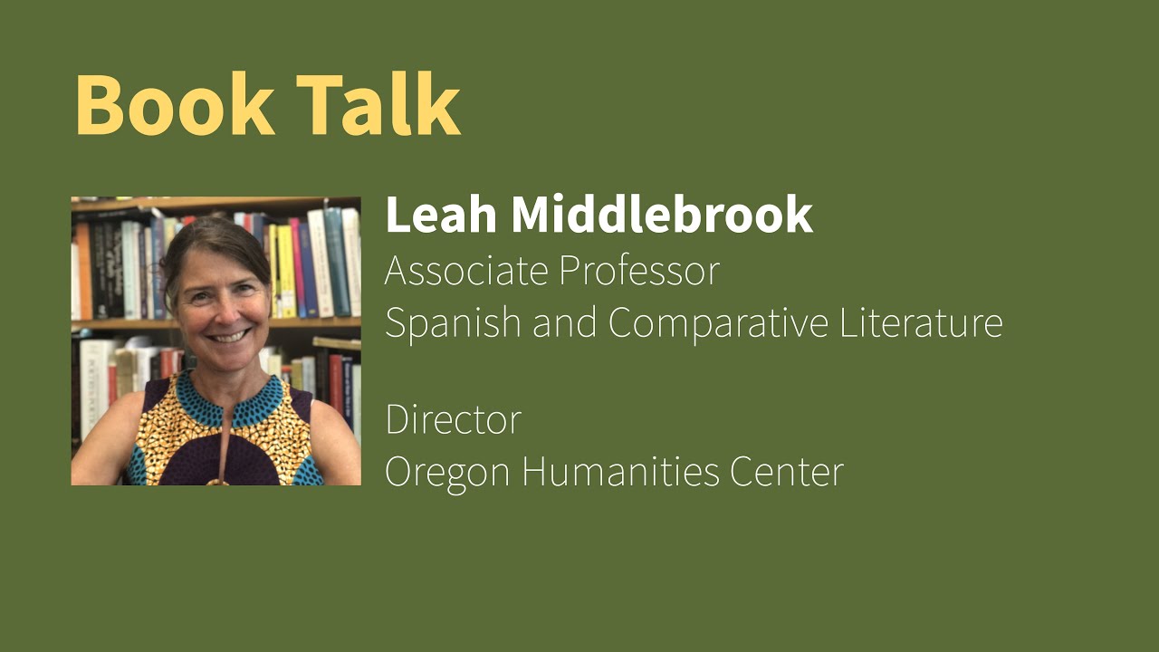 Book talk with Leah Middlebrook and Research Notes with Lowell Bowditch
