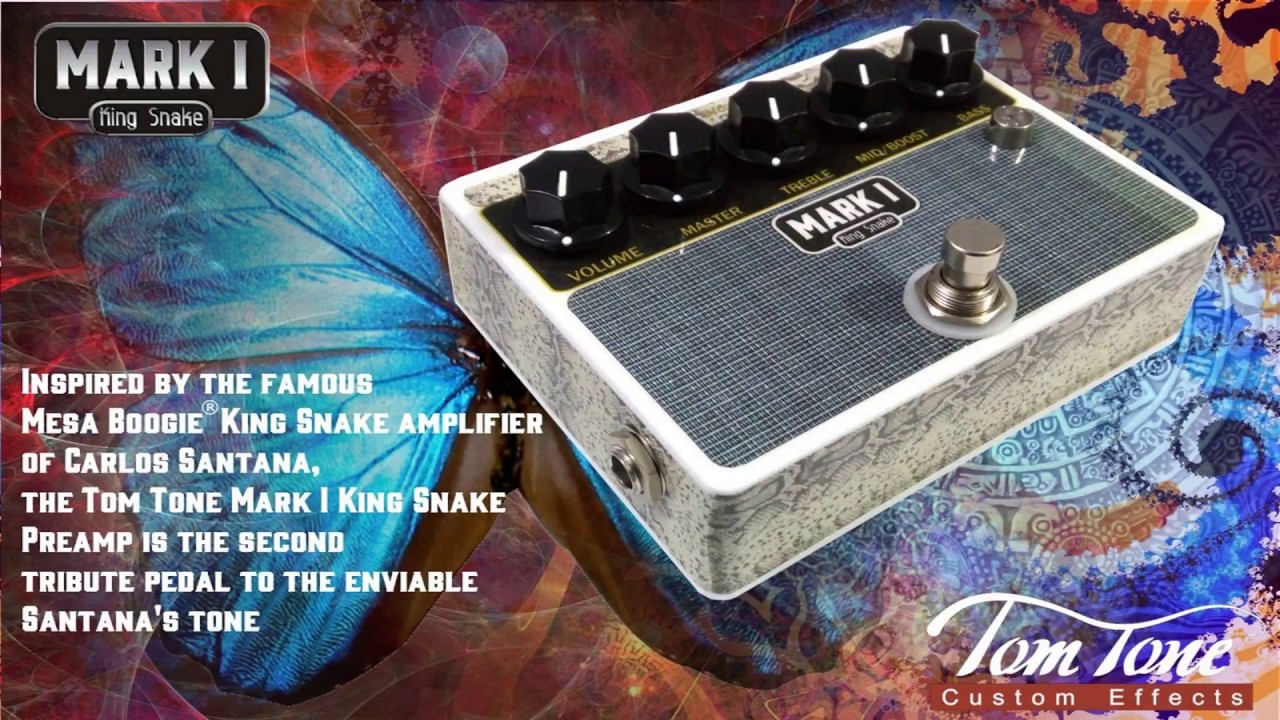 Tone Demonstration Tom Tone Mark I King Snake - Santana's Tone Played by Rodrigo Cordeiro