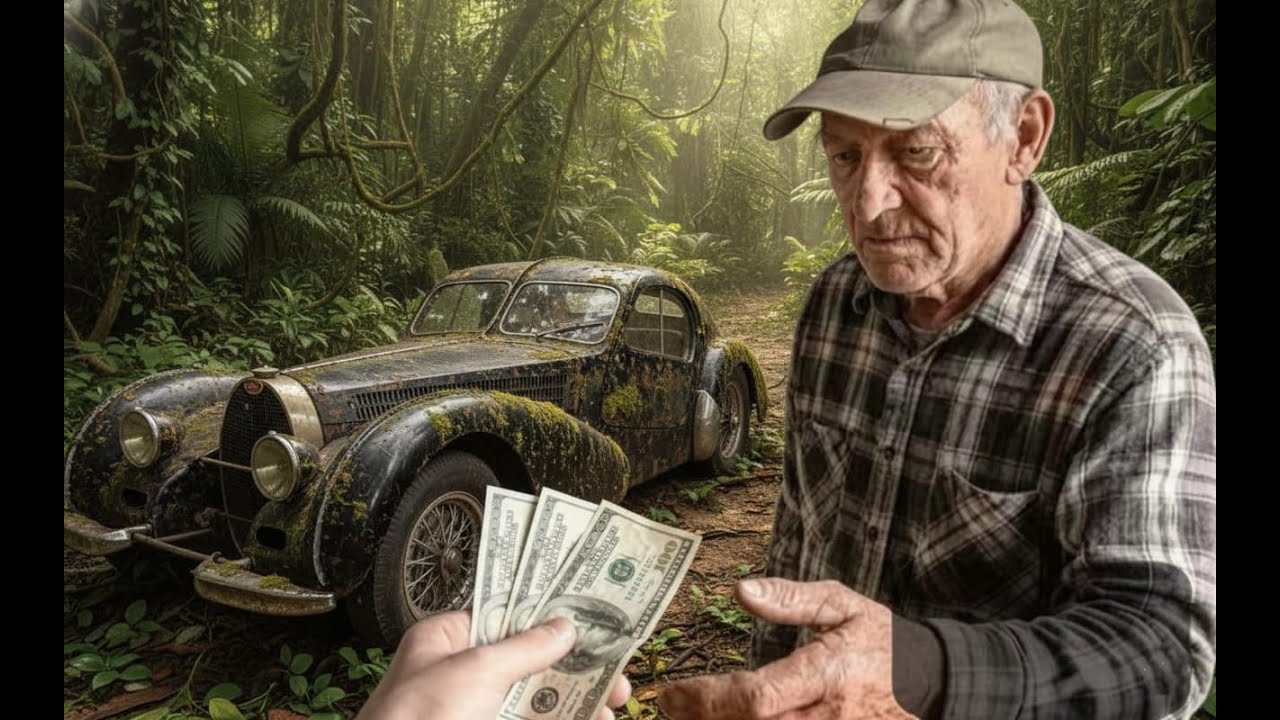 We Found a 1932 BUGATTI ATLANTIC Abandoned in THE FOREST! ASMR Car Restoration