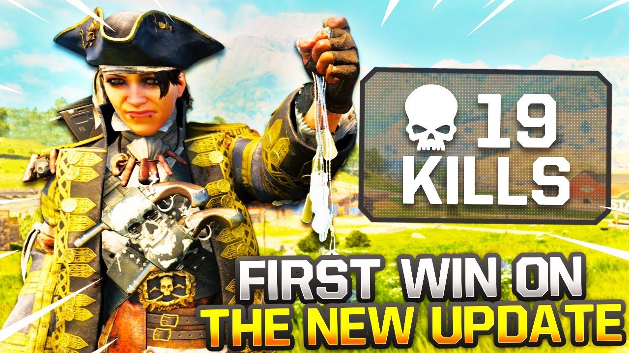 CoD BLACKOUT | FiRST SOLO WiN ON THE NEW UPDATE!!!! (19 KiLL SOLO WiN)