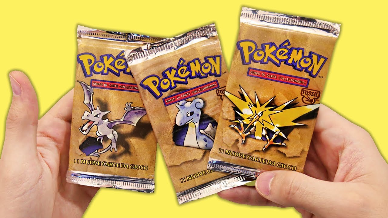 APRO 2 BUSTINE POKEMON FOSSIL COSTOSISSIME E INTROVABILI!