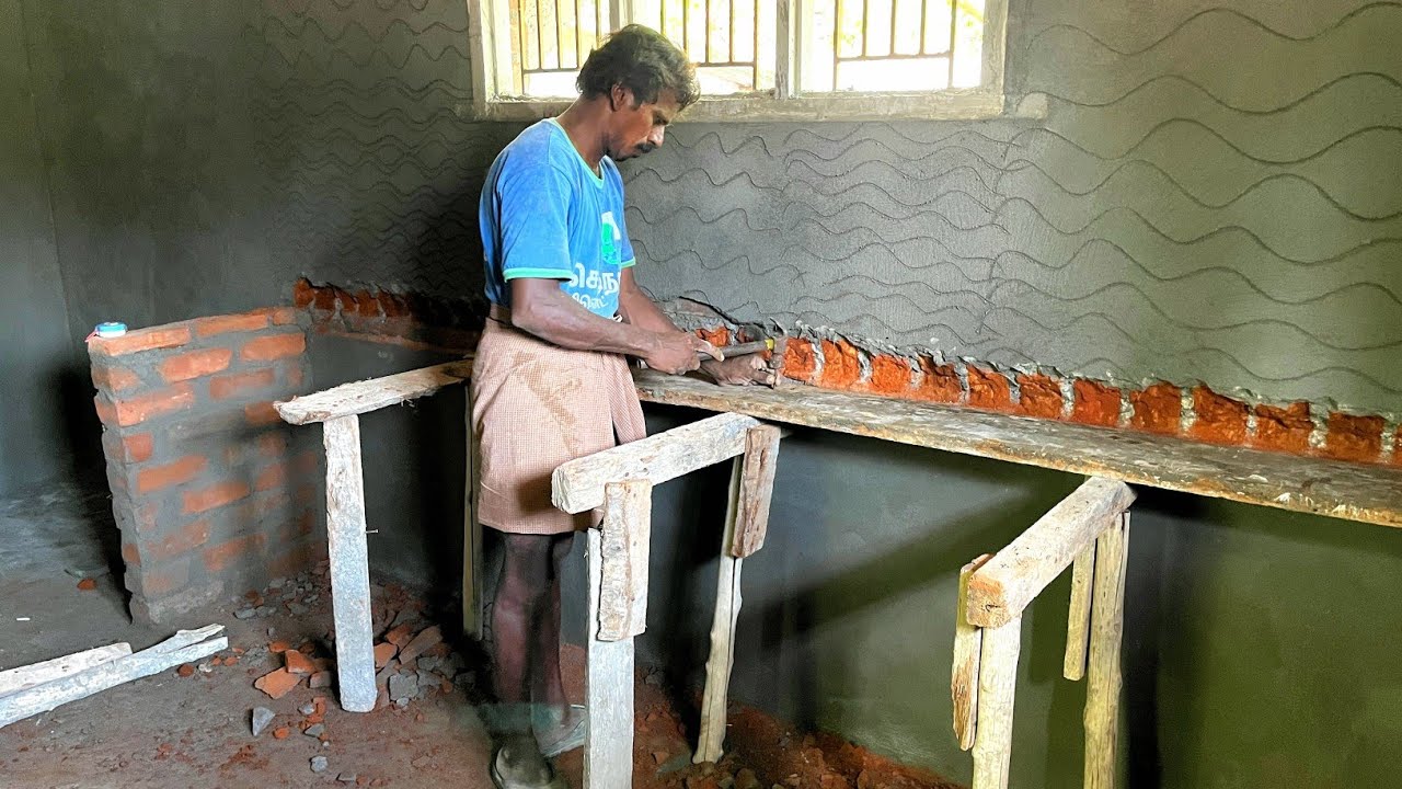 Kitchen Slab Construction_Installation Kitchen Table Reinforced Concrete|Kitchen Table Formwork