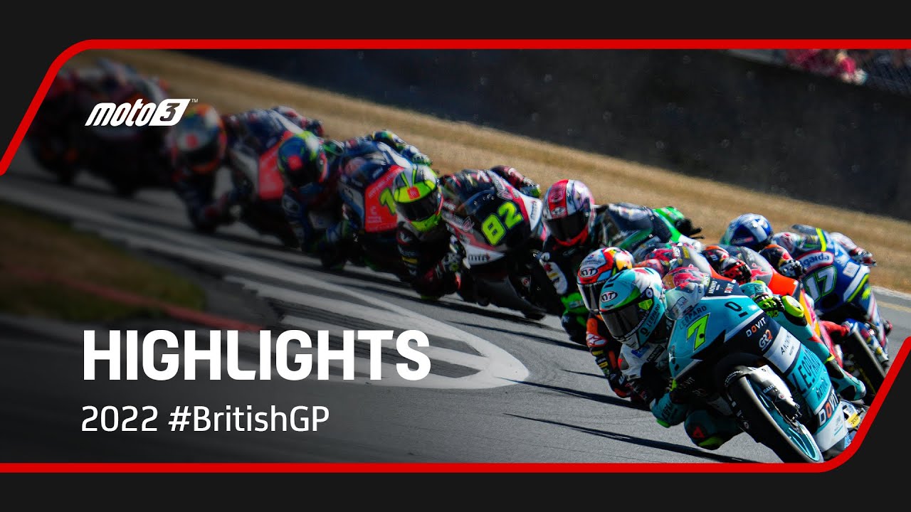Moto3™ Race Highlights 🏍️💨 | 2022 #BritishGP 🇬🇧